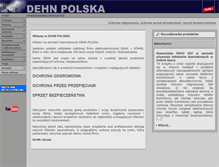 Tablet Screenshot of dehn.pl